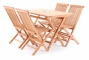 Stolová sestava TEAK POHODA SET 4